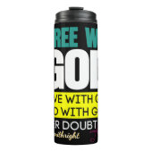 Akkoord Beweging Beëindig Twijfel God Thermosbeker (Voorkant)