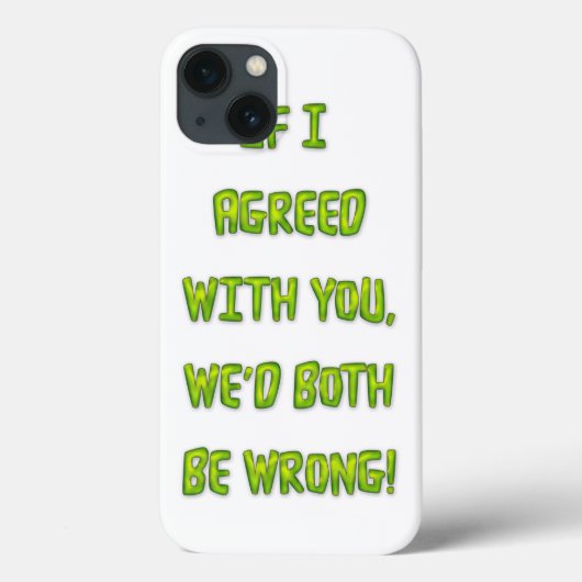 Akkoord grappige tekst Case-Mate iPhone case (Achterkant)