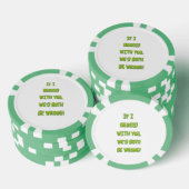 Akkoord grappige tekst poker chips (Opstapeling)