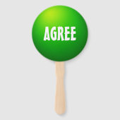 Akkoord Oneens Discussie Paddle Bord Handwaaier (Voorkant)