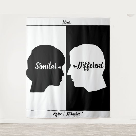 Akkoord Tapijtstructuur Wandkleed (Voorkant)