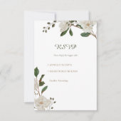 Akkoord van pastelkleuren bruiloft RSVP Kaarten (Voorkant)