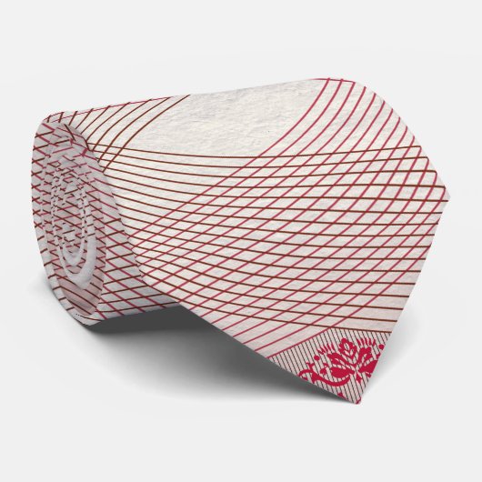 akkurates Liniendesign Stropdas (Opgerold)