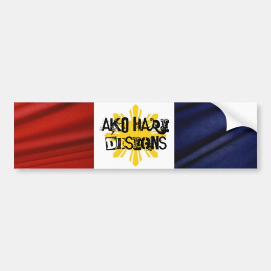 Ako Hari ontwerp bumpersticker (Voorkant)