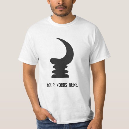 AKOBEN | Horn | Vigilance-symbool T-shirt (Voorkant)