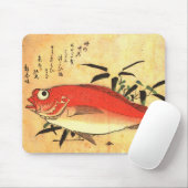 Akodai - Hiroshige's kleurrijke Japanse visafdrukk Muismat (Met muis)