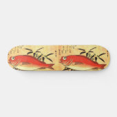 Akodai - Hiroshige's kleurrijke Japanse visafdrukk Skateboard (Horizontaal)