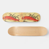 Akodai - Hiroshige's kleurrijke Japanse visafdrukk Skateboard (Horizontaal)