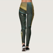 akoestiek bass electric guitar gift leggings (Achterkant)