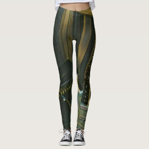 akoestiek bass electric guitar gift leggings