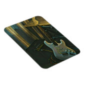 akoestiek bass electric guitar gift magneet (Rechterzijde)