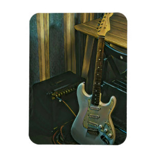 akoestiek bass electric guitar gift magneet