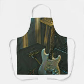 akoestiek bass electric guitar gift schort (Voorkant)