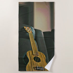 akoestiek bass electric guitar gift strandlaken