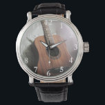 Akoestisch gitaarhorloge horloge<br><div class="desc">Akoestisch gitaarhorloge. U kunt uw eigen gepersonaliseerde fotohorloges creëer door een foto van uw computer toe te voegen,  of uw eigen naam of initiaal als monogram toevoegen. Perfect cadeau voor diegenen die op zoek zijn naar iets scherps en uniek.</div>