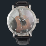 Akoestisch gitaarhorloge horloge<br><div class="desc">Akoestisch gitaarhorloge. U kunt uw eigen gepersonaliseerde fotohorloges creëer door een foto van uw computer toe te voegen,  of uw eigen naam of initiaal als monogram toevoegen. Perfect cadeau voor diegenen die op zoek zijn naar iets scherps en uniek.</div>