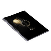 Akoestisch gitaarontwerp - gitarist-laptop notitieboek (Rechterzijde)