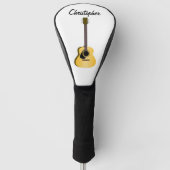 Akoestisch Gitaarontwerp Golfheadcover (Voorkant)