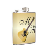 Akoestisch gitaarontwerp heupfles (Rechts)