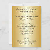 Akoestisch gitaarontwerp kaart (Achterkant)