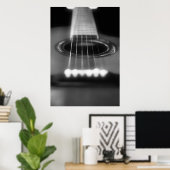 akoestisch gitaarperspectief poster (Thuiskantoor)