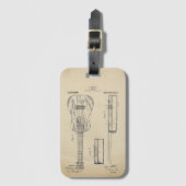 akoestisch gitaroctrooi bagagelabel (Voorkant (verticaal))