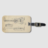 akoestisch gitaroctrooi bagagelabel (Voorkant (horizontaal))