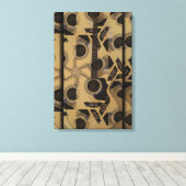 akoestisch kubisme canvas afdruk (Insitu (Houten vloer))