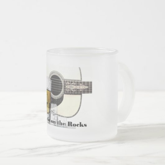 "Akoestisch op de Rocks" Bevroren Mok (Voorkant rechts)
