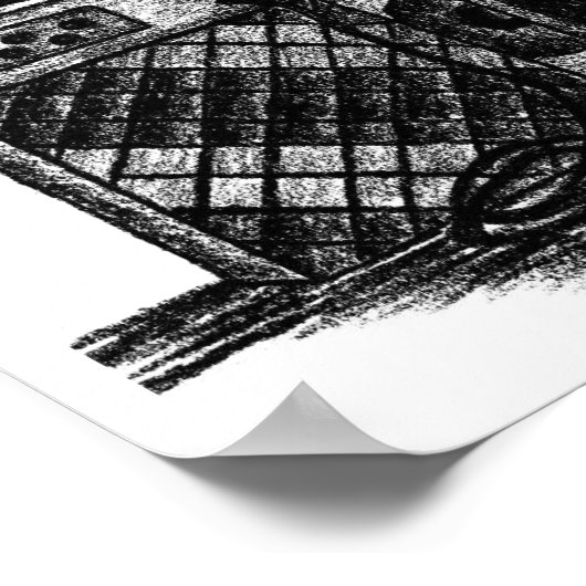 Akoestische afdrukken poster (Hoek)