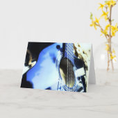 akoestische blues kaart (Gele Bloem)