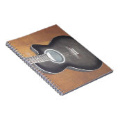 Akoestische elektrische gitaar notitieboek (Rechterzijde)