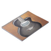 Akoestische elektrische gitaar notitieboek (Linkerzijde)