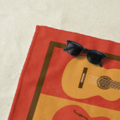 Akoestische, elektrische gitaren en Violas Strandlaken (In situ)