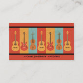 Akoestische, elektrische gitaren en Violas Visitekaartje (Voorkant)