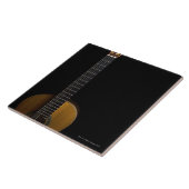Akoestische gitaar 2 tegeltje (Zijkant)