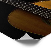 Akoestische gitaar 4 poster (Hoek)