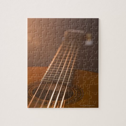 Akoestische gitaar 7 legpuzzel (Verticaal)