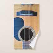 Akoestische gitaar bad handdoek (Handdoek)