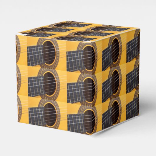 Akoestische gitaar bedankdoosjes (Voorkant Zijde)