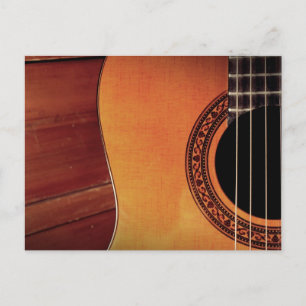 Akoestische gitaar briefkaart