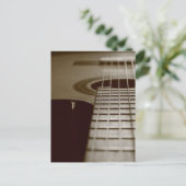 Akoestische gitaar briefkaart (Staand voorkant)