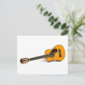 Akoestische gitaar briefkaart (Staand voorkant)