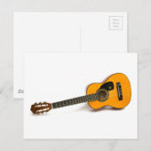 Akoestische gitaar briefkaart (Voorkant / Achterkant)