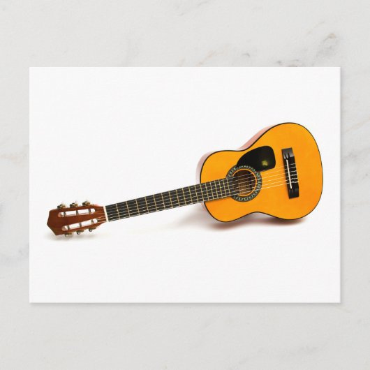 Akoestische gitaar briefkaart (Voorkant)