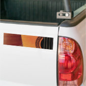 Akoestische gitaar bumpersticker (Op Truck)