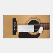 Akoestische gitaar bureaumat (Keyboard & Muis)
