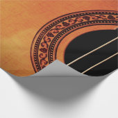 Akoestische gitaar cadeaupapier (Hoek)