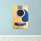 Akoestische gitaar canvas afdruk (Insitu (Houten vloer))
