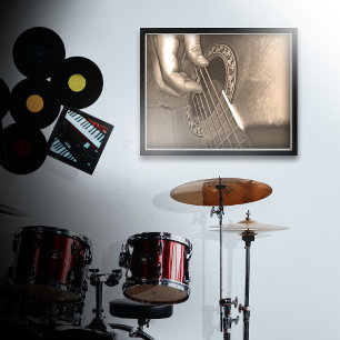 Akoestische gitaar canvas afdruk